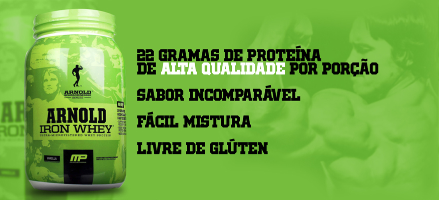 TopWay Suplementos - arnold series iron whey 900g - muscle pharm - tabela 1